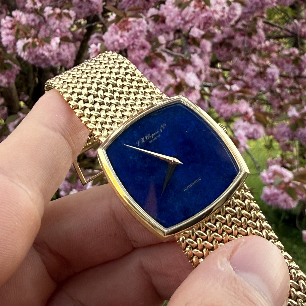 Chopard LUC - 18k Yellow Gold with Lapis dial