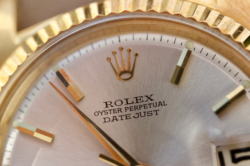 Rolex Datejust 1601 18K YG mit Dauphine hands