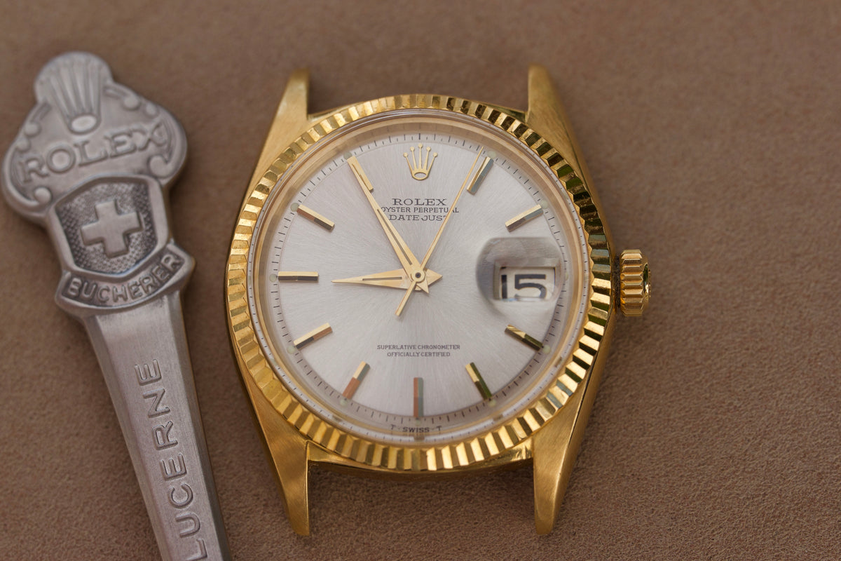 Rolex Datejust 1601 18K YG mit Dauphine hands