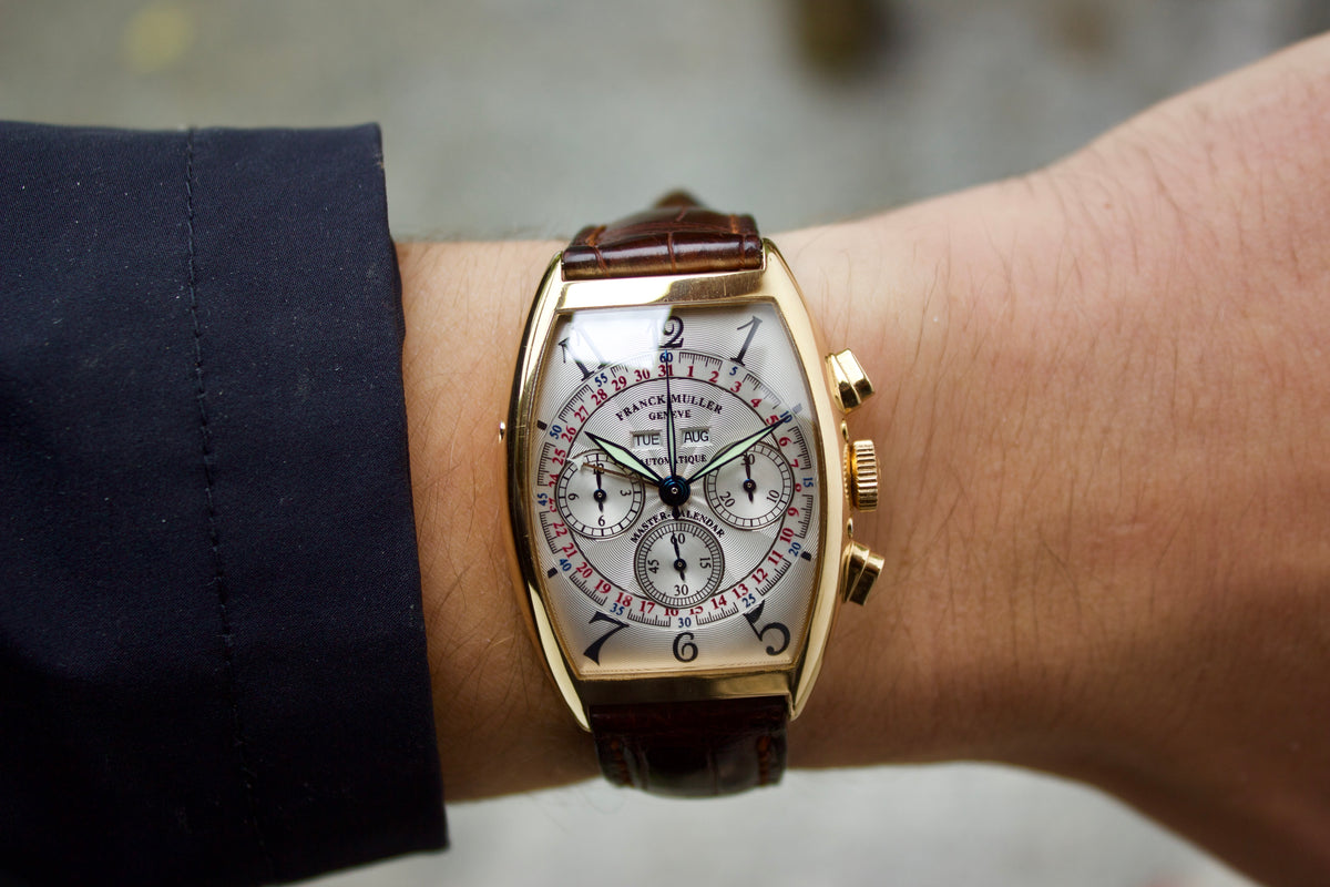 Franck Muller 6850 Magnum Triple Calendar Chronograph 18k