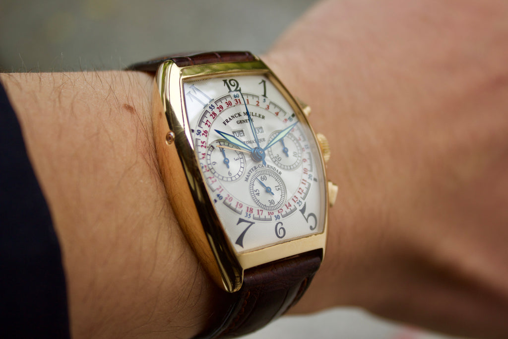 Franck Muller 6850 Magnum Triple Calendar Chronograph 18k