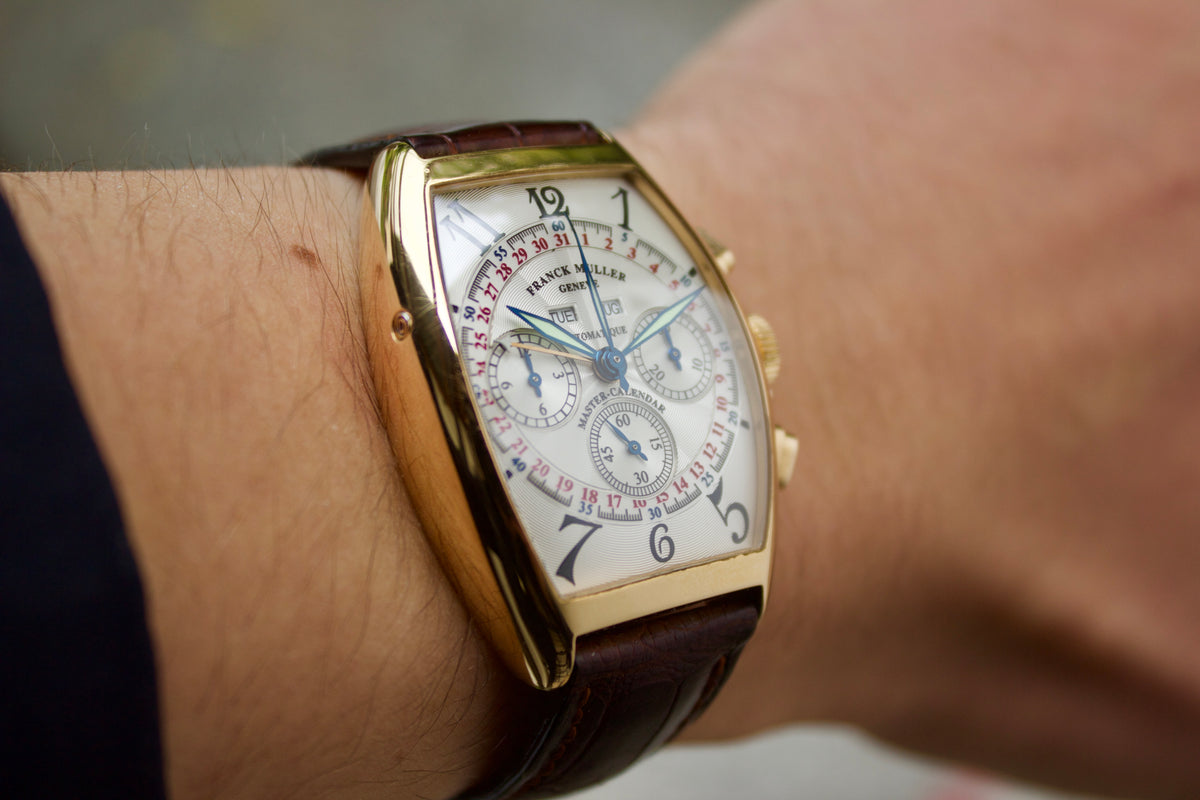Franck Muller 6850 Magnum Triple Calendar Chronograph 18k