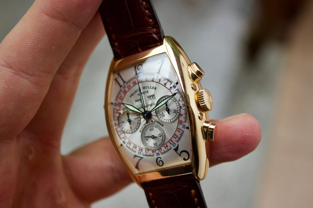 Franck Muller 6850 Magnum Triple Calendar Chronograph 18k
