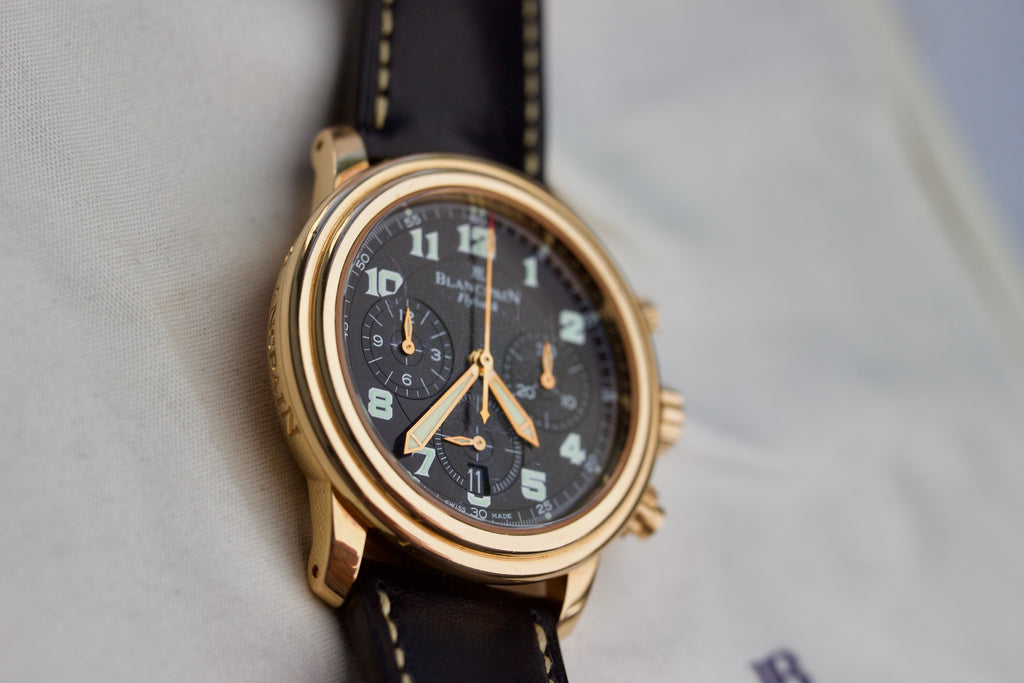 Blancpain Leman Flyback Chrono 18k Rose Gold Limitiert 250