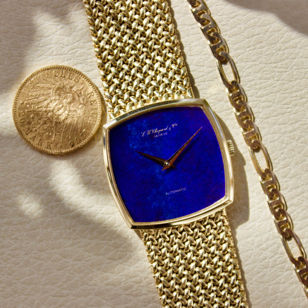 Chopard LUC - 18k Yellow Gold with Lapis dial